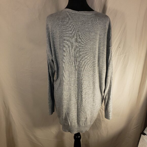 Forever 21 Gray Cardigan Sweater - 1X - Picture 4 of 5